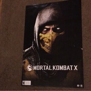 Scorpion Mortal Kombat poster brand new